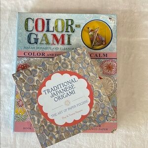 2 books Color-gami and Traditional Origami
